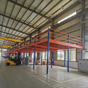 Custom Heavy-Duty Two-Story Mezzanine Racking Platform