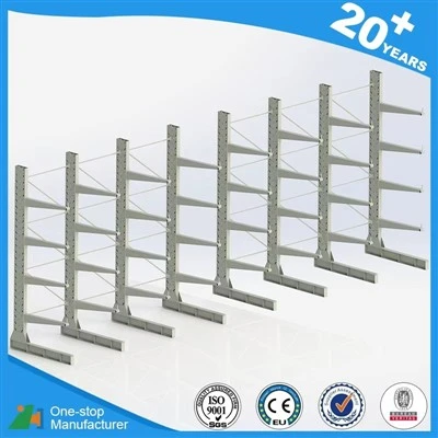 Single sided cantilever rack for long loads