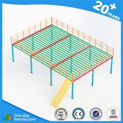 Steel platform for warehouse