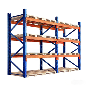 Heavy Duty Industrial Pallet Racking System 5 Layer Warehouse Storage Racks With Adjustable Steel Selective Pallet Racking