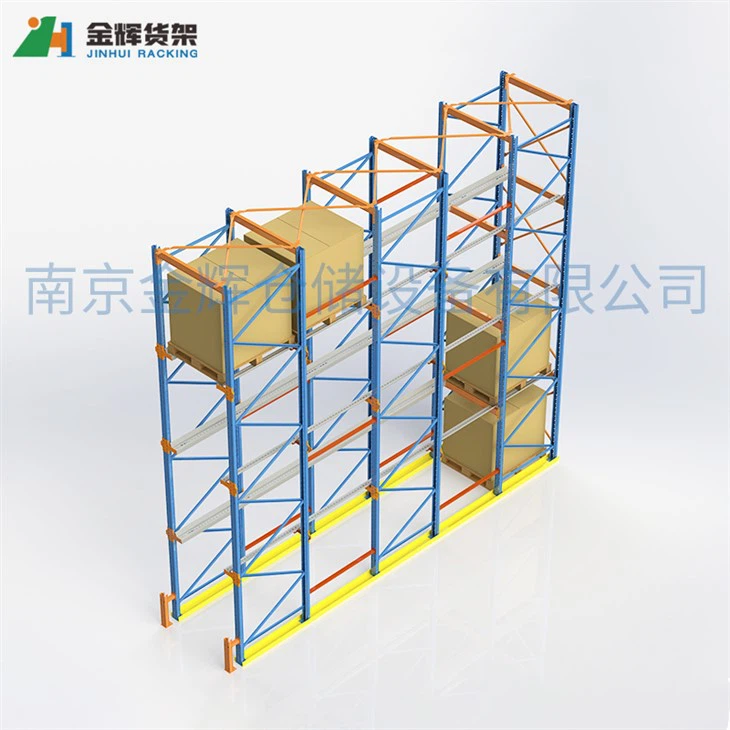 Drive in storage racking system