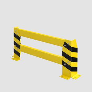 BRIO Modern Heavy Metal Steel Column Crash Safety Upright Pallet Racking Protection System