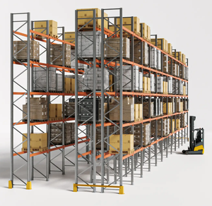 Industrial Steel Pallet Racking System Adjustable Double Deep