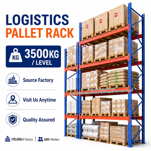 3500kg Super Heavy Duty Logistics Warehouse Pallet Beam Racking