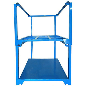 CASE CARTER OEM Warehouse Stack Foldable Portable Vertical Steel Pallet Frame Nestainer