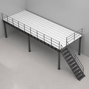 Industrial Steel Mezzanine Floor Customizable Load Capacity