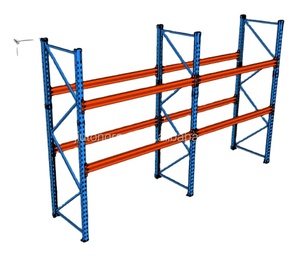 Double Deep Pallet Rack System for Reach Truck High Density Storage Solution for Warehouse
