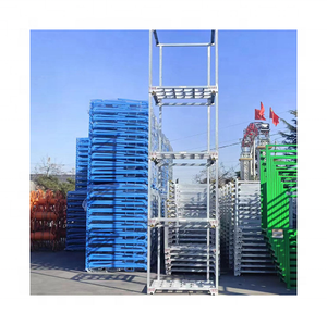 Metal Steel Stacking Tire and Fabric Rolls Racks