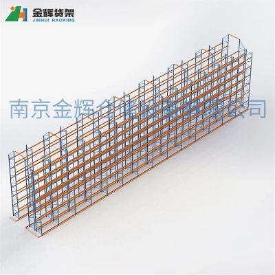 Narrow aisle pallet racking system