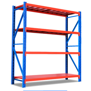 HUAWU 200kg Per Layer Boltless Shelving System 4 Shelf Steel Q235 Light Duty Warehouse Storage Rack HD036